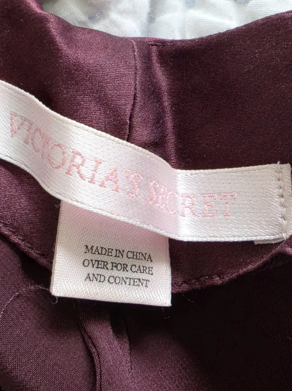 90's Vintage Victoria’s Secret 100% Silk Slip Dress Plum Burgundy Satin Cowl M